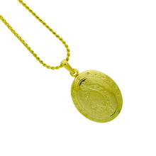 Load image into Gallery viewer, 18 karat gold plated locket pendant
