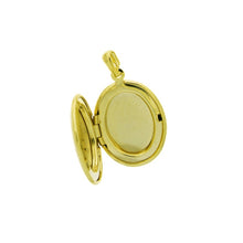 Load image into Gallery viewer, 18 karat gold plated locket pendant
